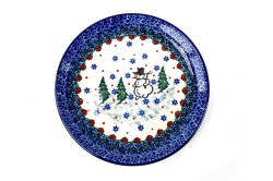 261 Bunzlau Unikat Gebaksbordje U4661 261 Gebaksbordjes